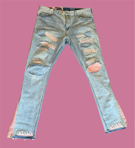 Pink Paradise Flared Jeans