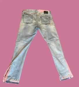 Pink Paradise Flared Jeans